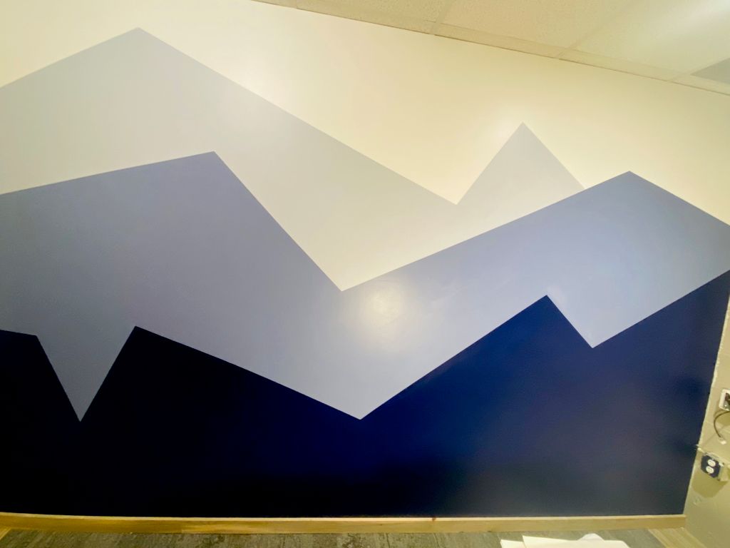 Custom wall painting for offices or a room you hav