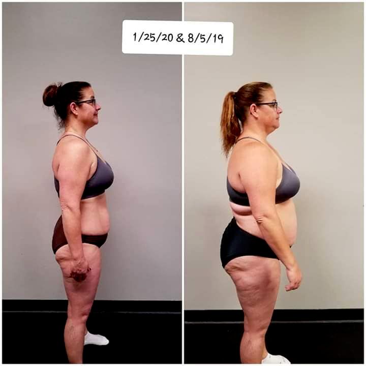 April after her Hollywood Transformation.