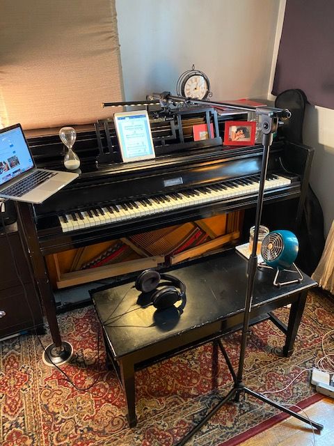 Home studio area