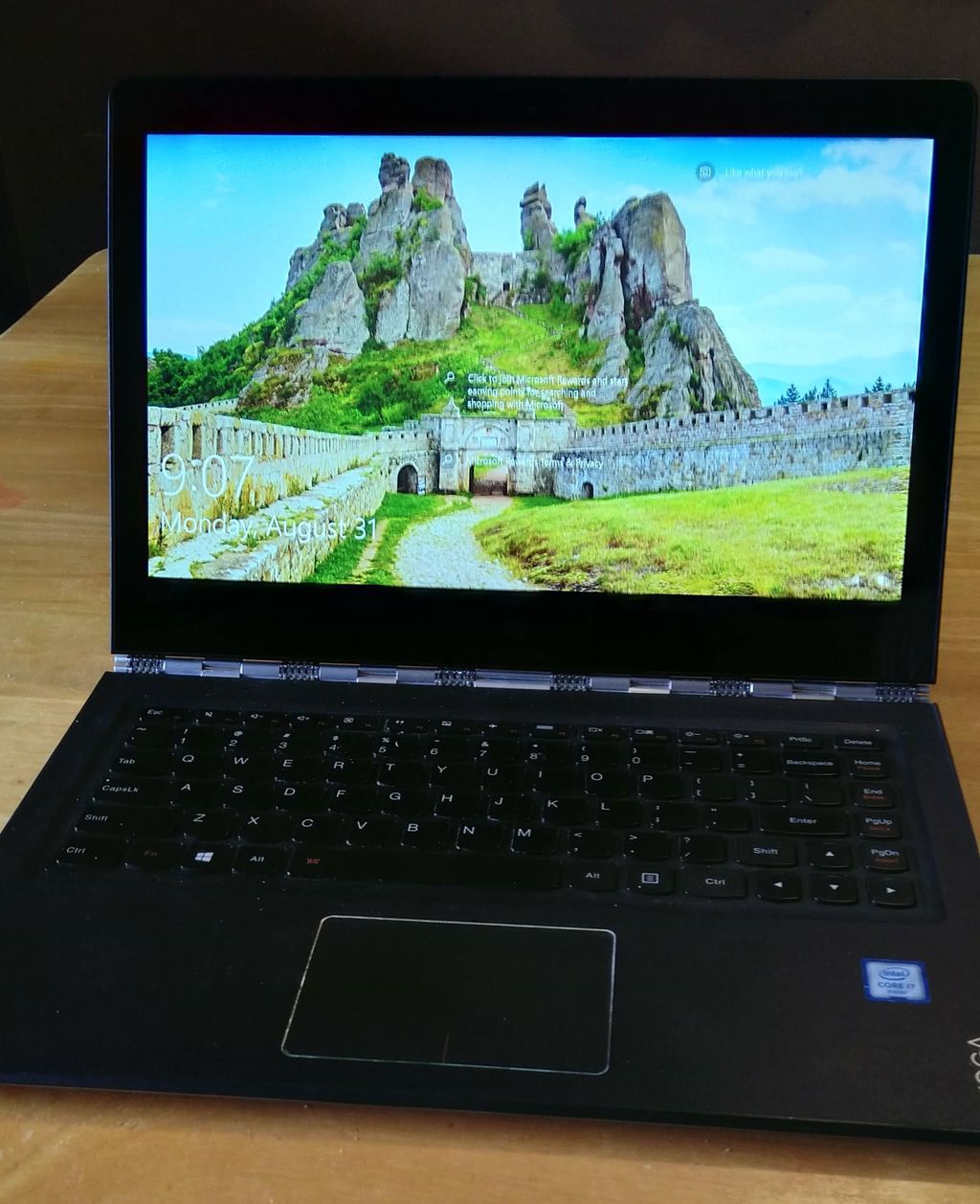 Yoga Laptop with fixed screen