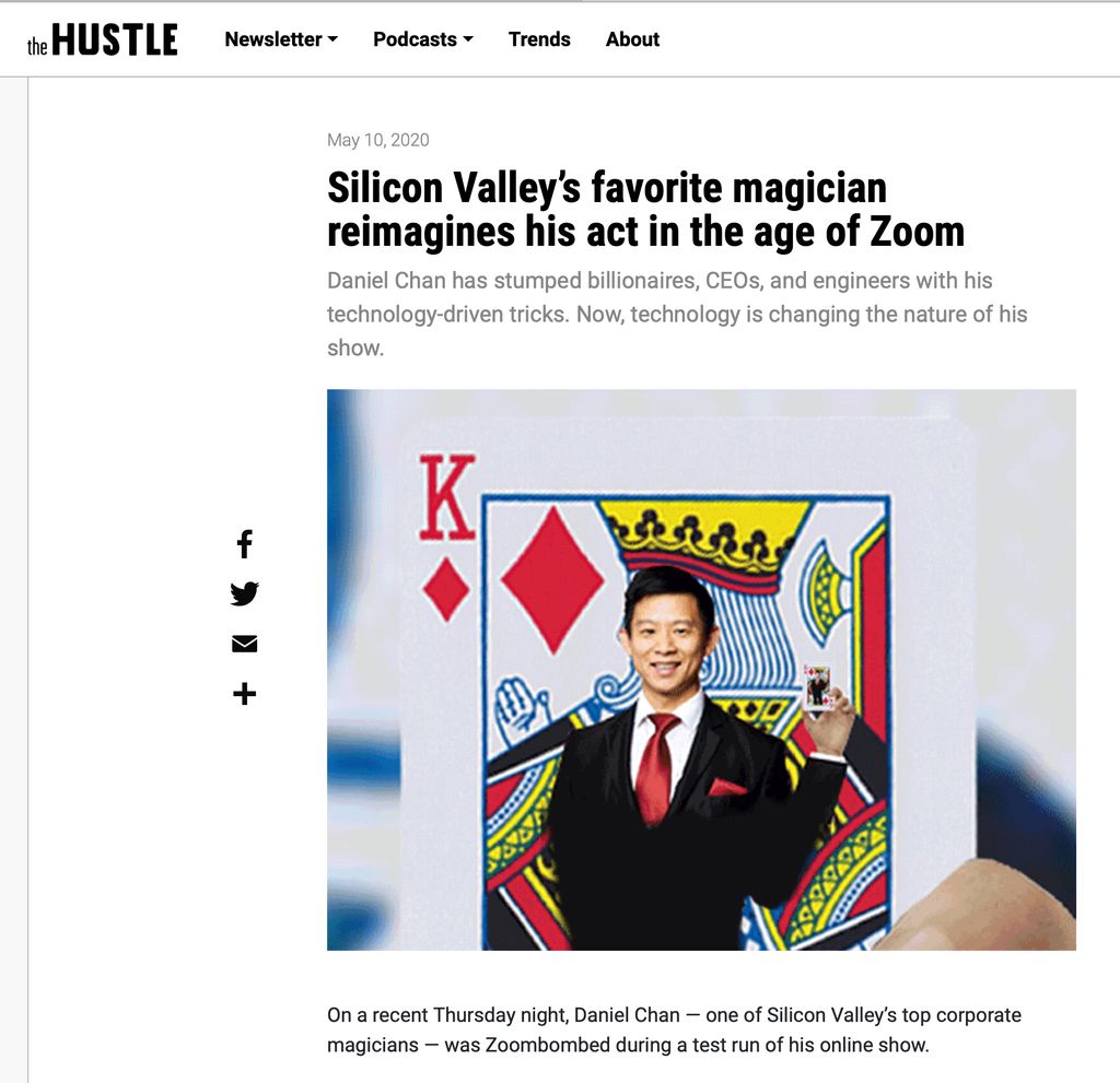 Featured profile in the Hustle reaching 2 million 