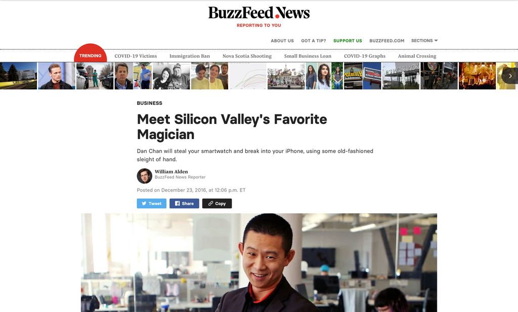 Buzzfeed feature - "Silicon Valley's Favorite Magi