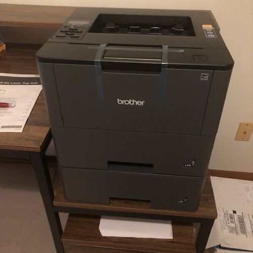 Brother dual tray printer