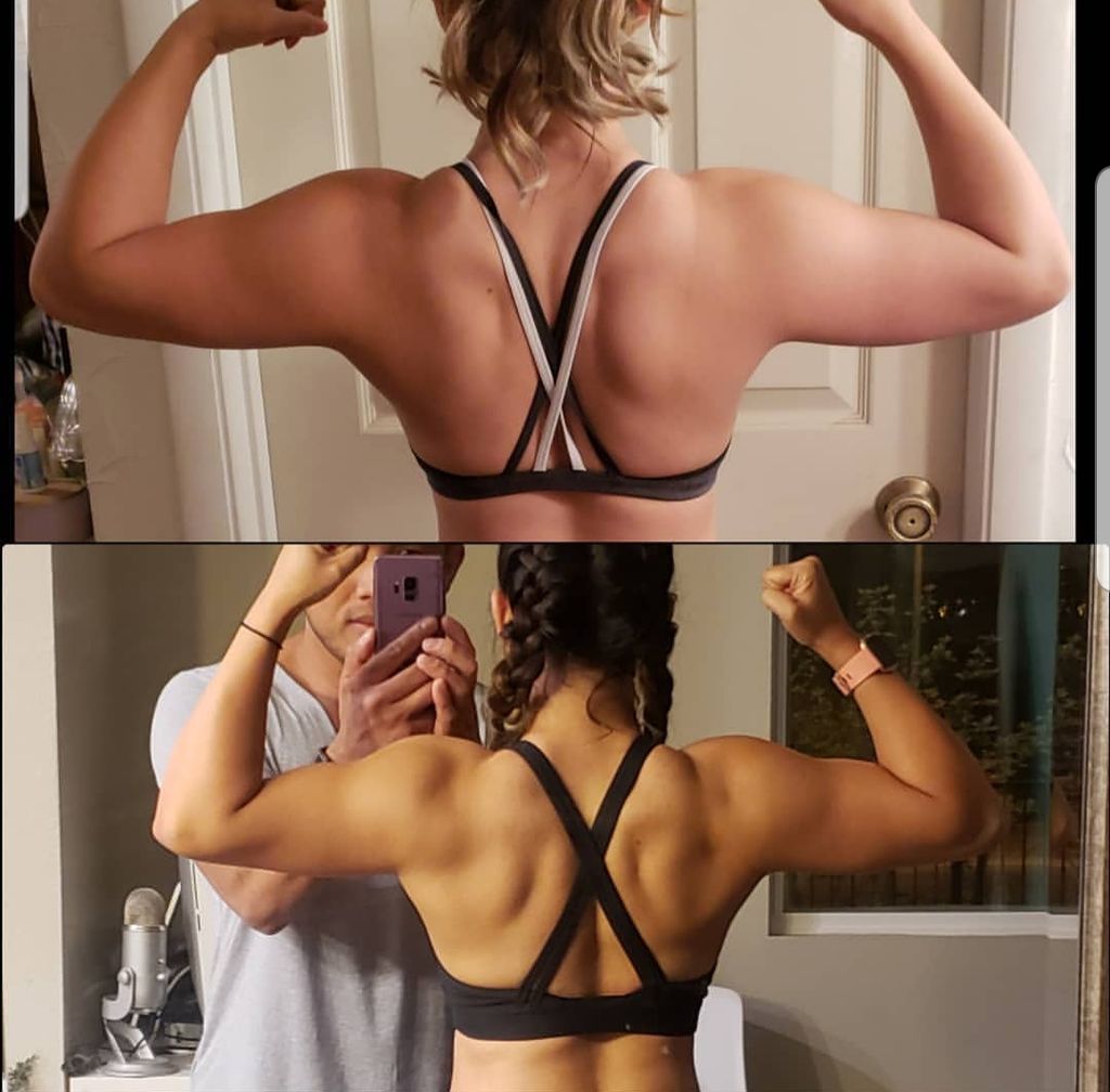 1 month transformation. 3x week kickboxing 2x week