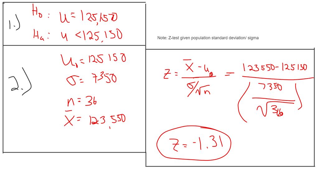 Hypothesis testing