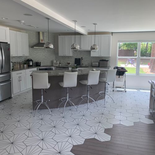 Amazing! The entire kitchen remodel project was do