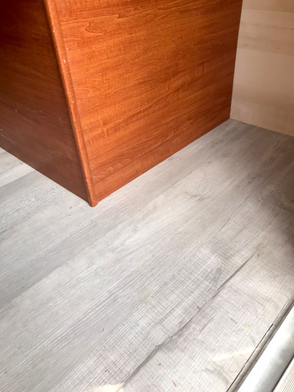 Finished by adding tile flooring