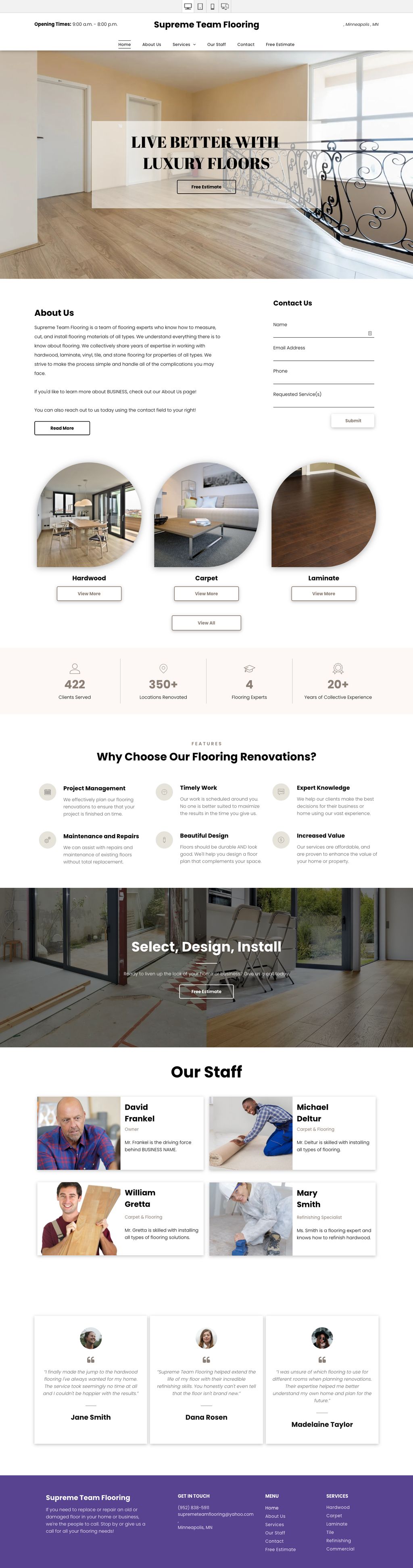 Flooring Website