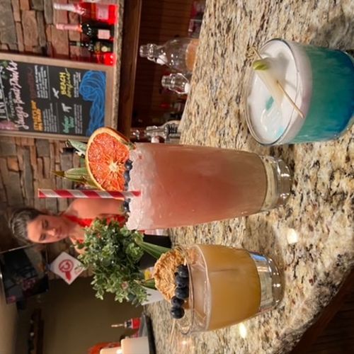 She was amazing! Created a great drink menu, the d