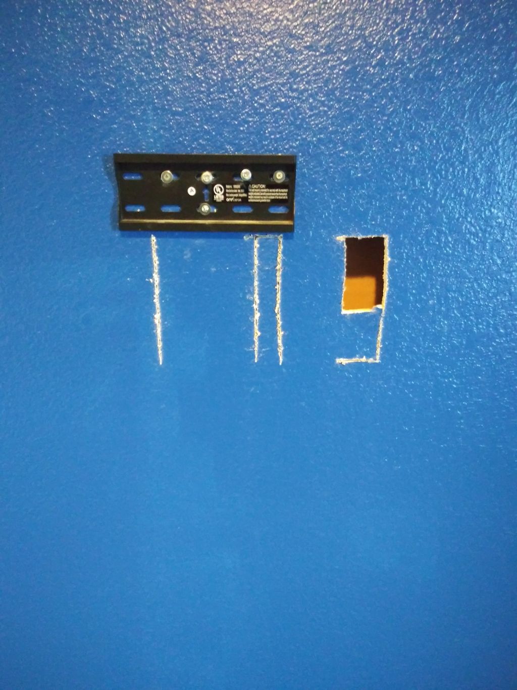 Prior to my services this job was done poorly, TV 