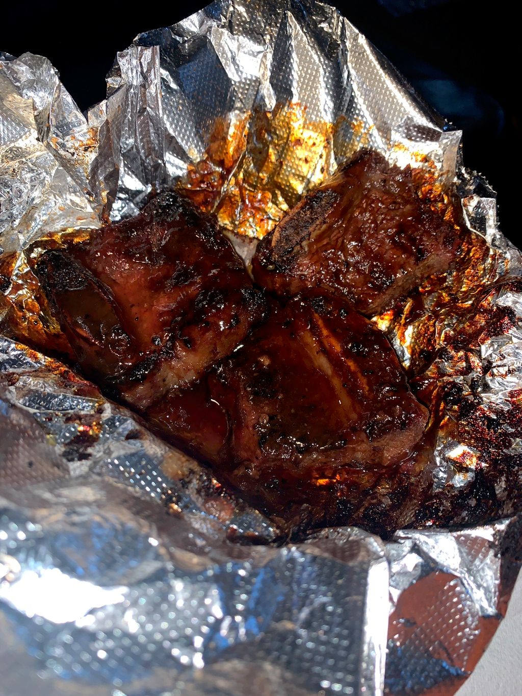 Marinated tender bbq beef rib bites 