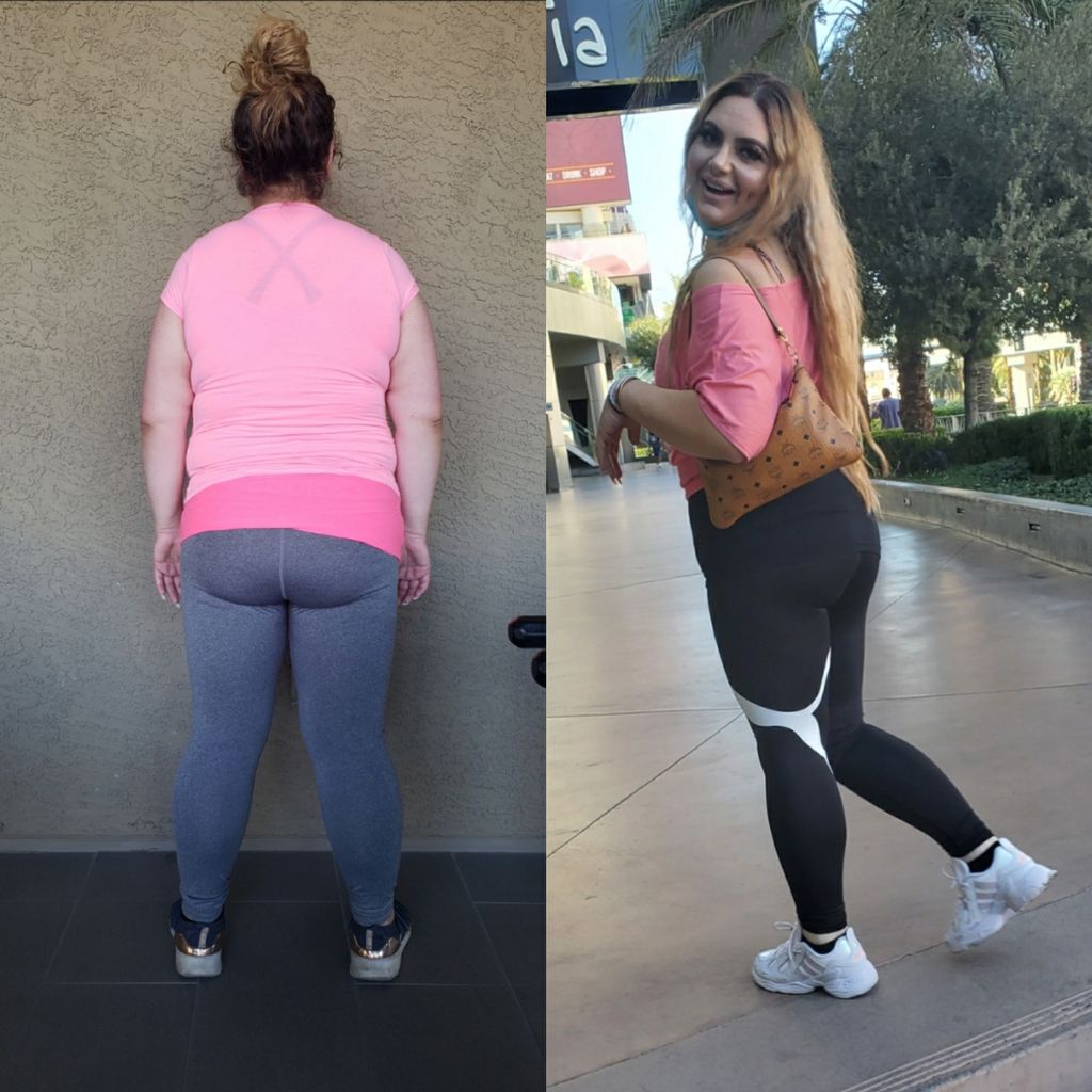 40lb weight loss in 2 months.Kickboxing, weightlif