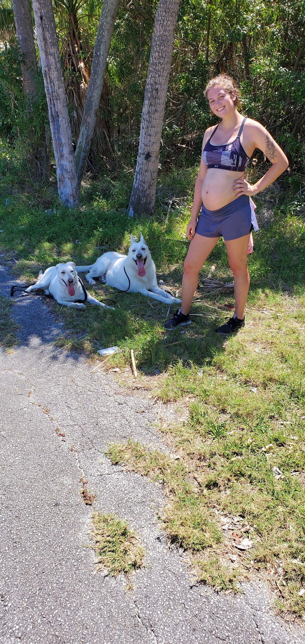 Bentley& Oakley taking a break with Mary Lane  in 
