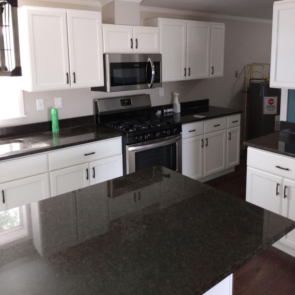 All in one floor and cabinets