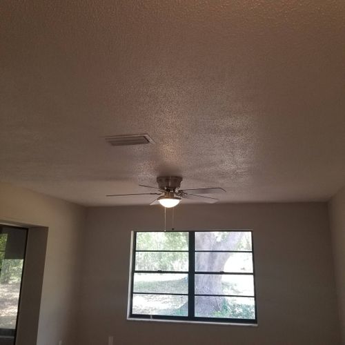 Brand New Popcorn Ceiling Repair to Match Existing