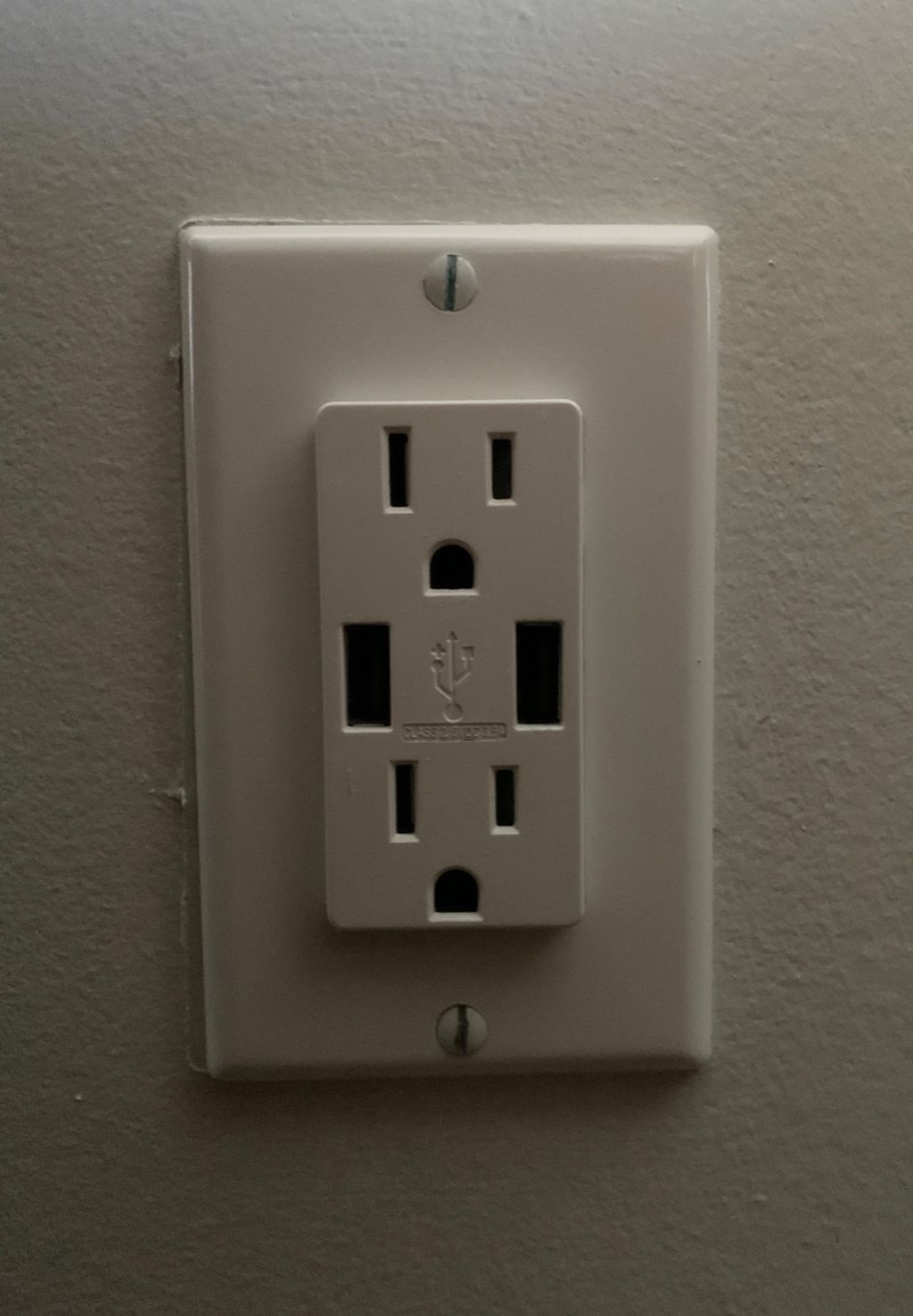 I recently had all of my outlets replaced with usb