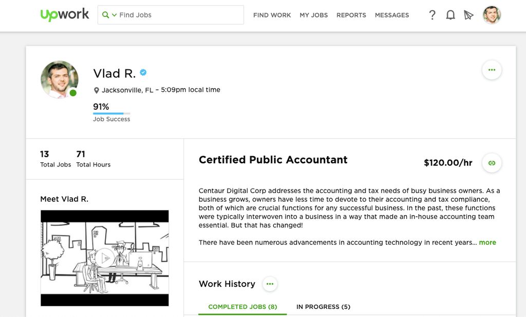 Upwork Profile