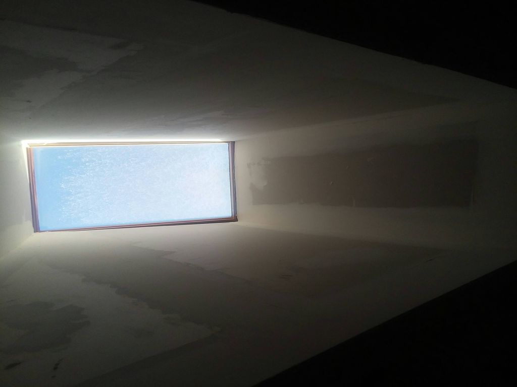Drywalled around a sky light