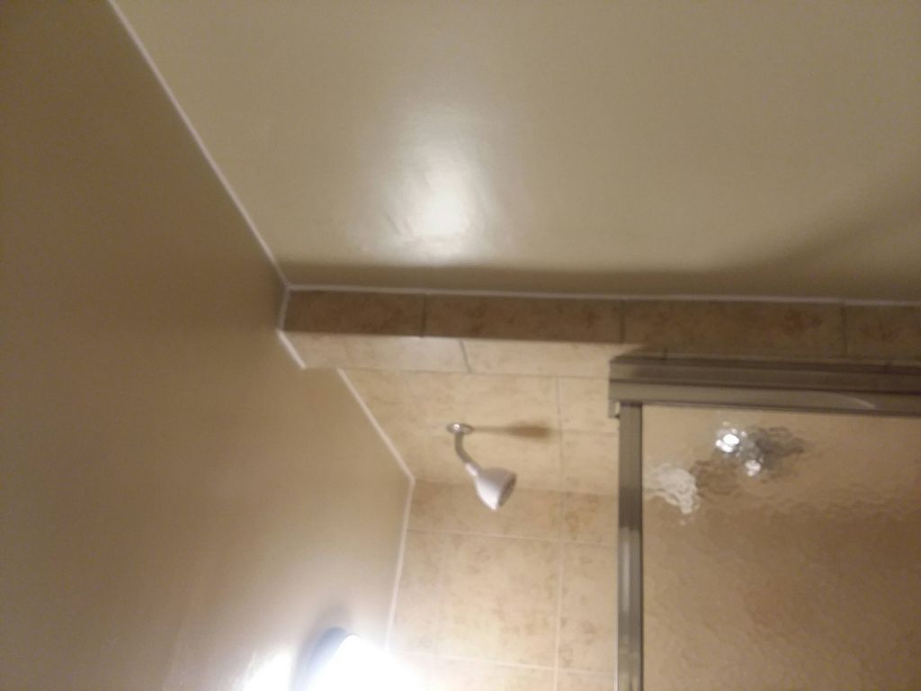 Repaint bathroom base job