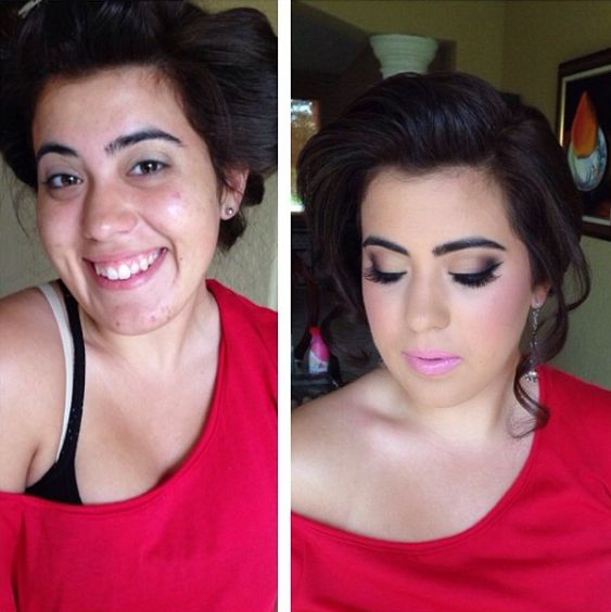 beautiful Before and after