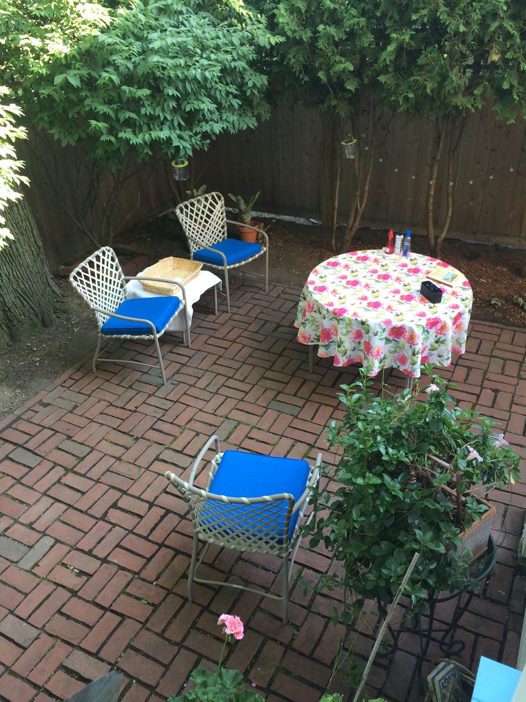 Study on Pleasant Outdoor Patio 