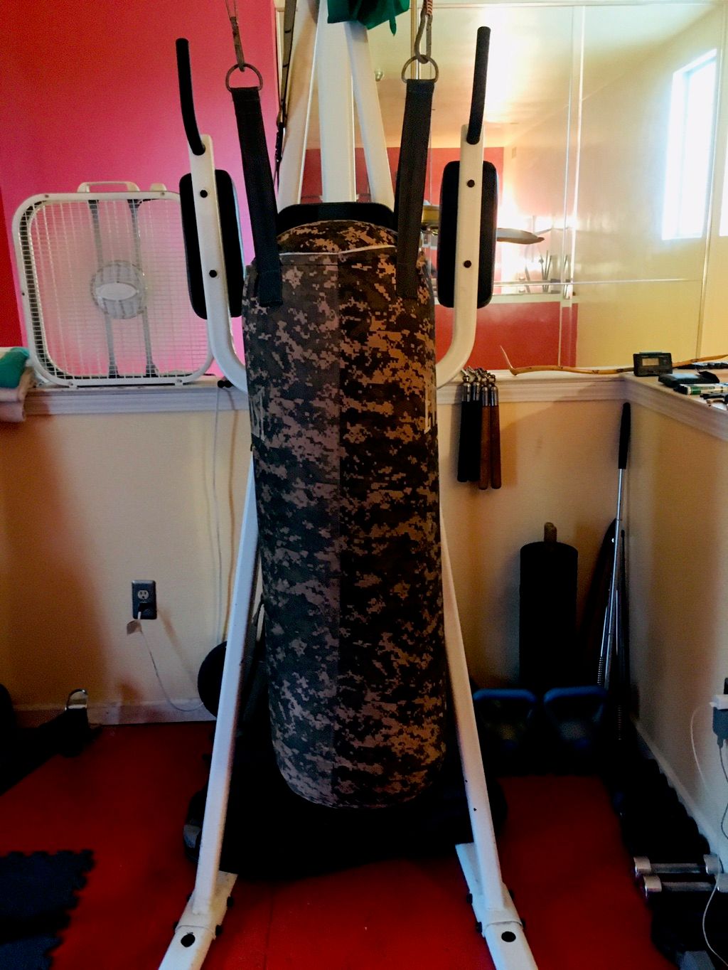 Heavy bag & multiple setups for diversified  train