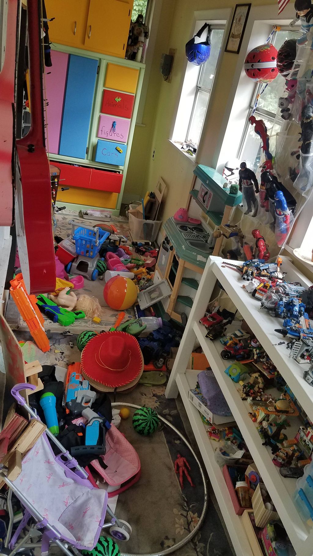 Toyroom after a birthday party.
