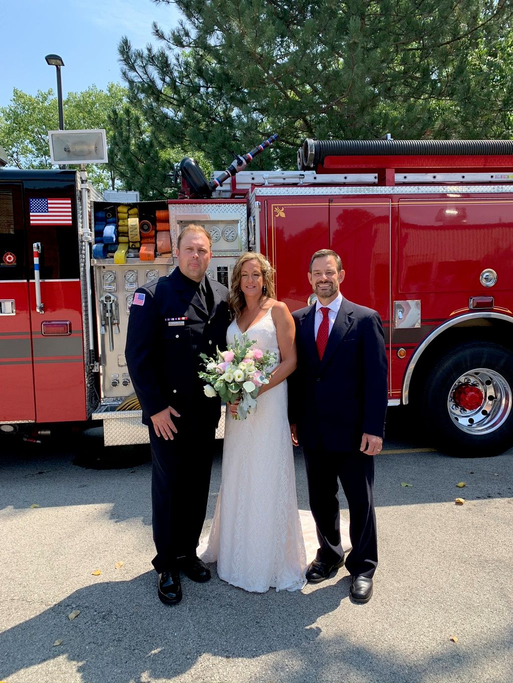 So honored to marry this first responder and his b