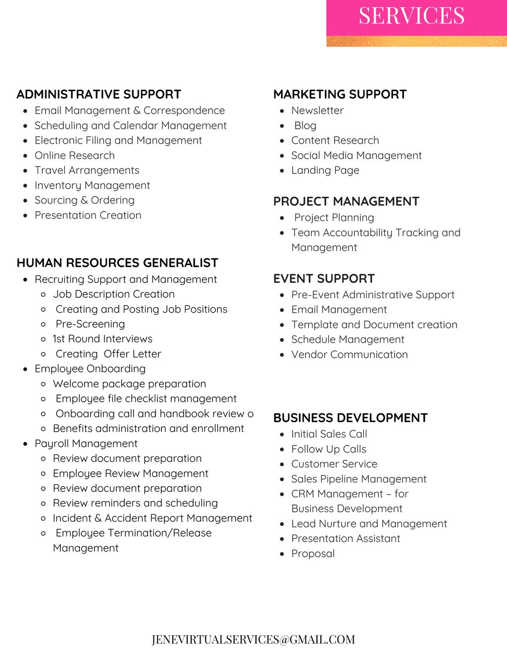 Projects and media