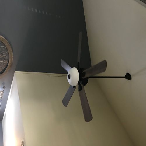 I had ceiling fan installed.I am very satisfied wi