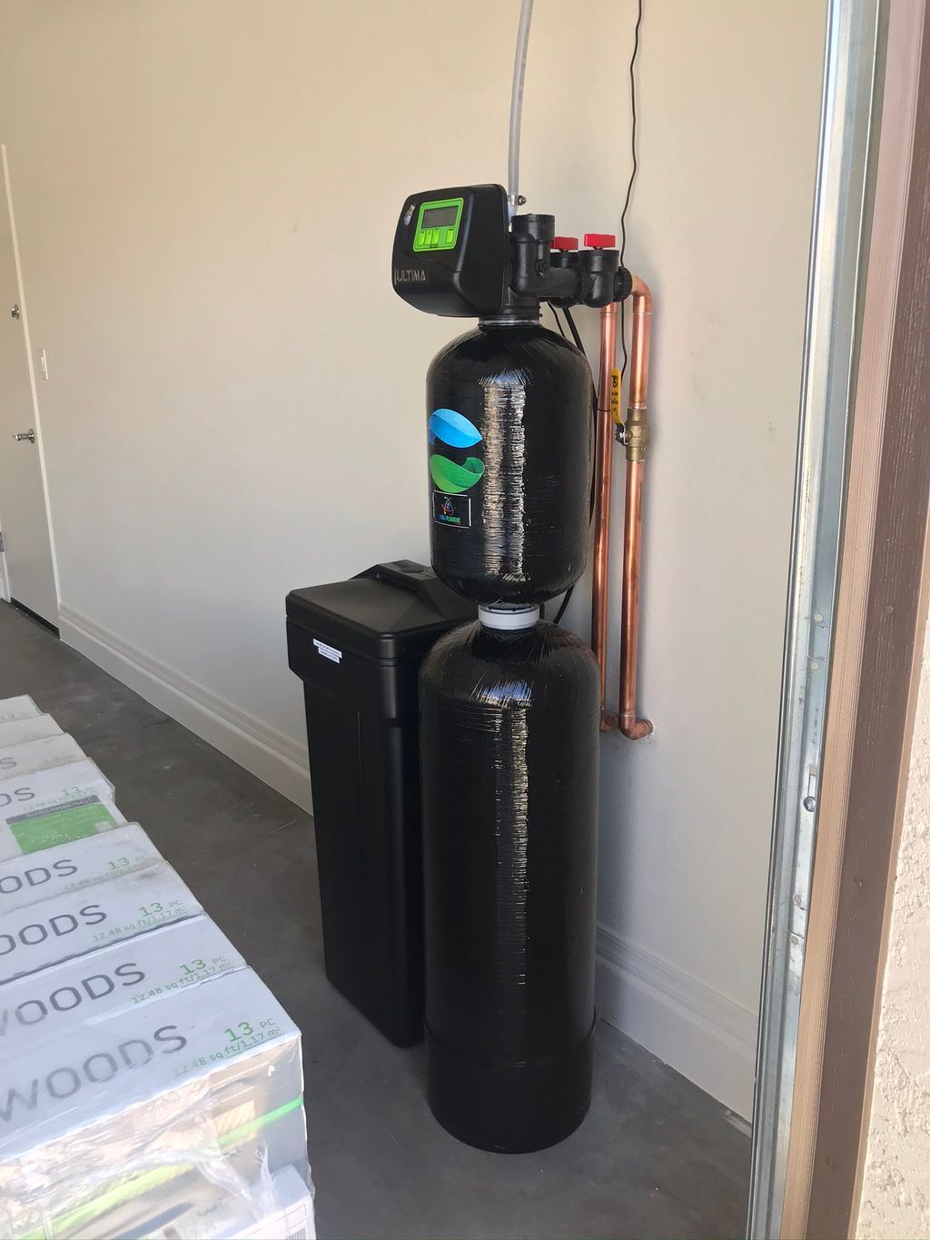 Whole home water softener/ carbon filter filtratio