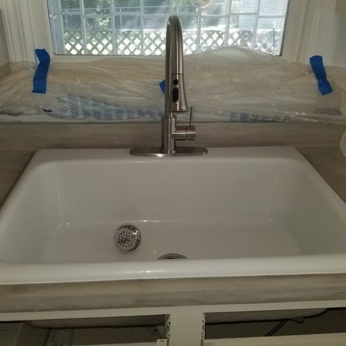 Kitchen sink Installation 