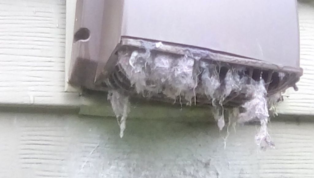 Clogged home air flow vents