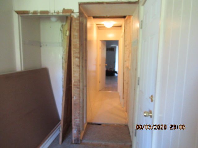 During Interior Wall Removal