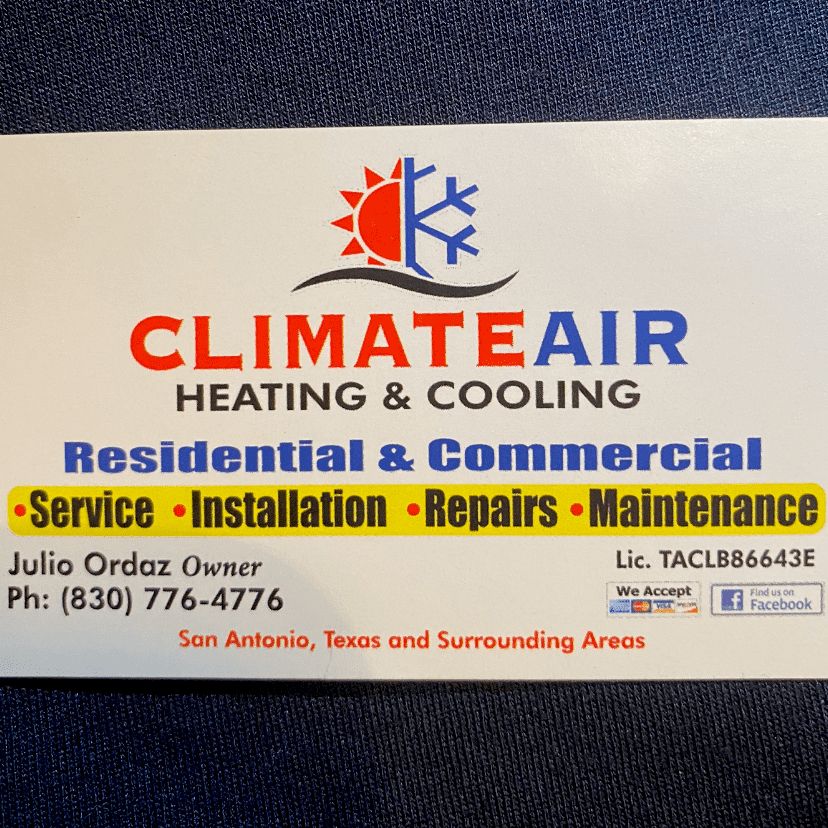 Climate Air Heating u0026 Cooling Llc | San Antonio, TX