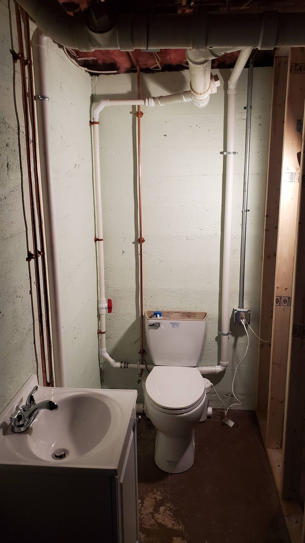 sani flo pump installation 