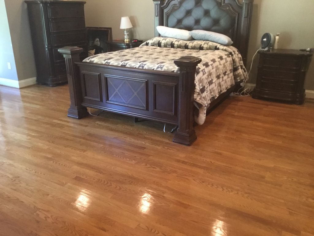 Clean and organize bedroom,