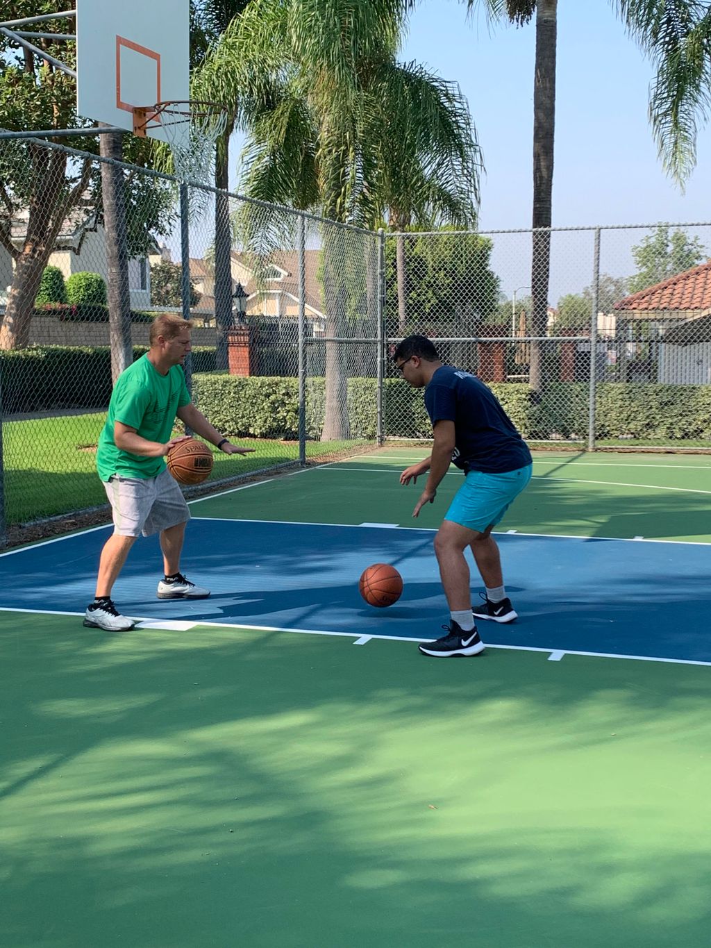 Andrew with dribbling