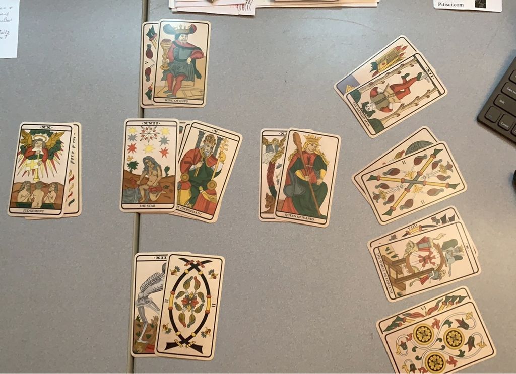 A recent phone reading I did for a client 