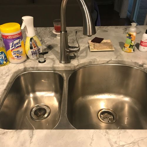 I had a kitchen sink in my new home, I hated! It w
