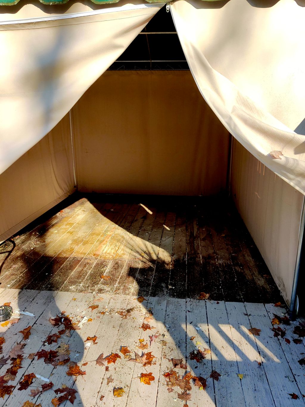 hotub removed 