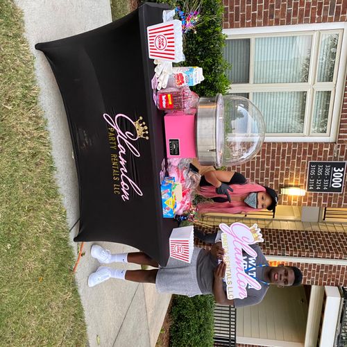 Glamlon Party Rentals was a vendor at our complex 