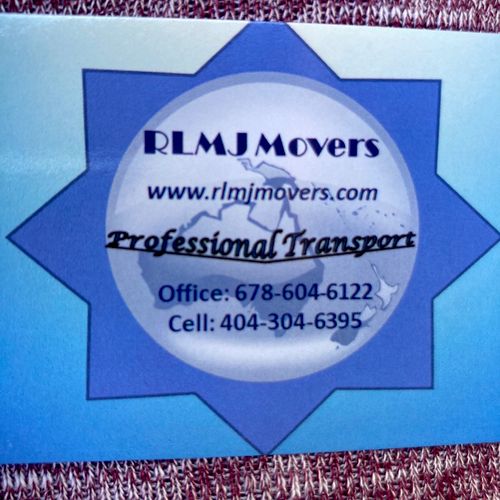 I would HIGHLY recommend using RLMJ Movers!!! To m