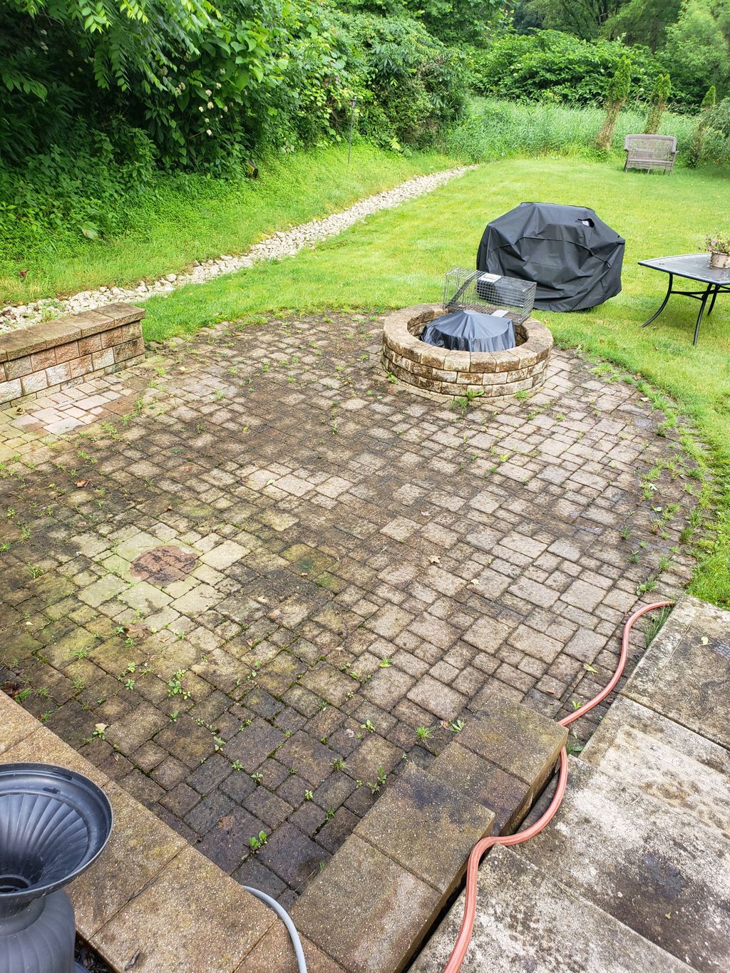 Lower Patio Before