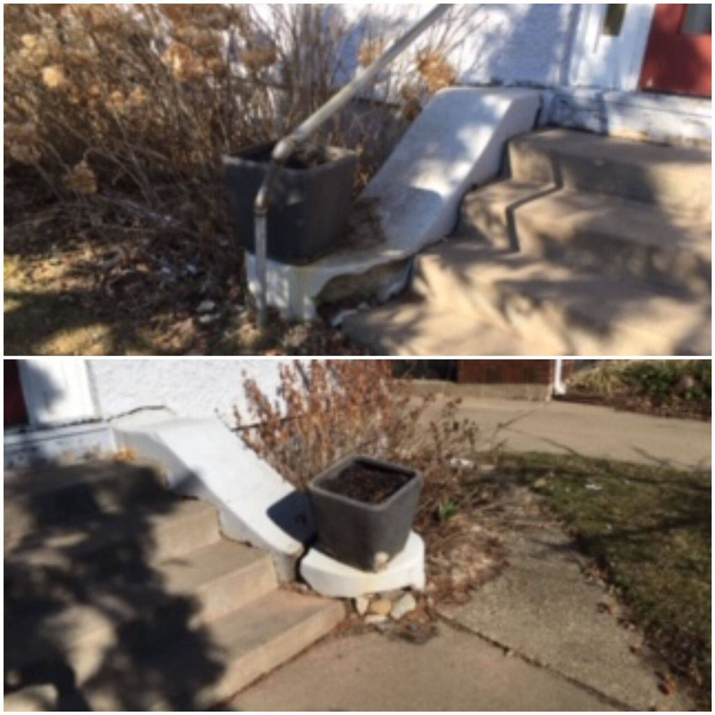 Front Step Before (2 of 2)