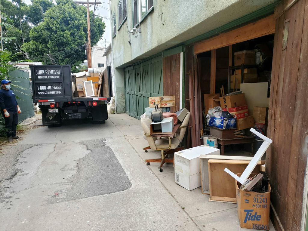 Garage Clean out! We help go through what needs to