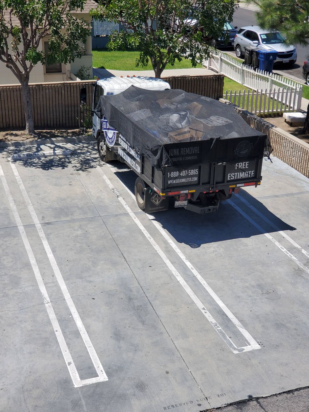 Bird eyes view of a Full Truck Load!