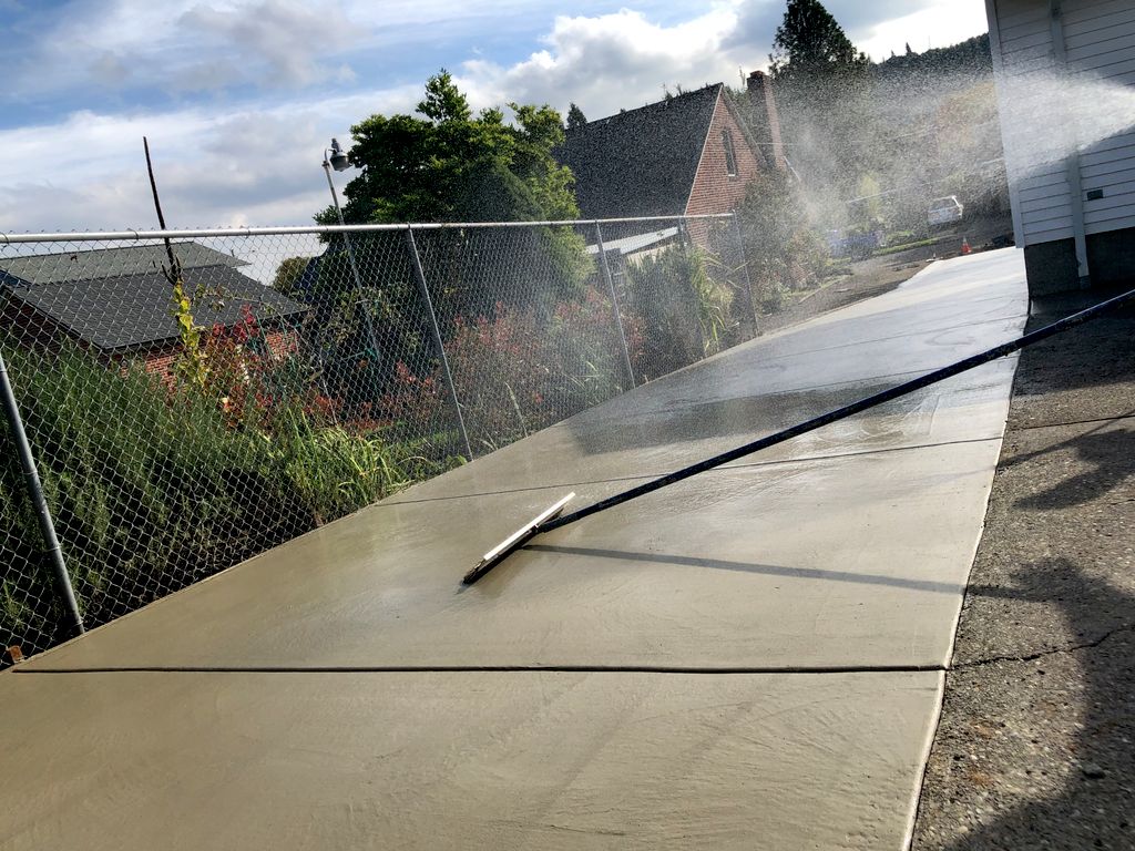 broom finish driveway