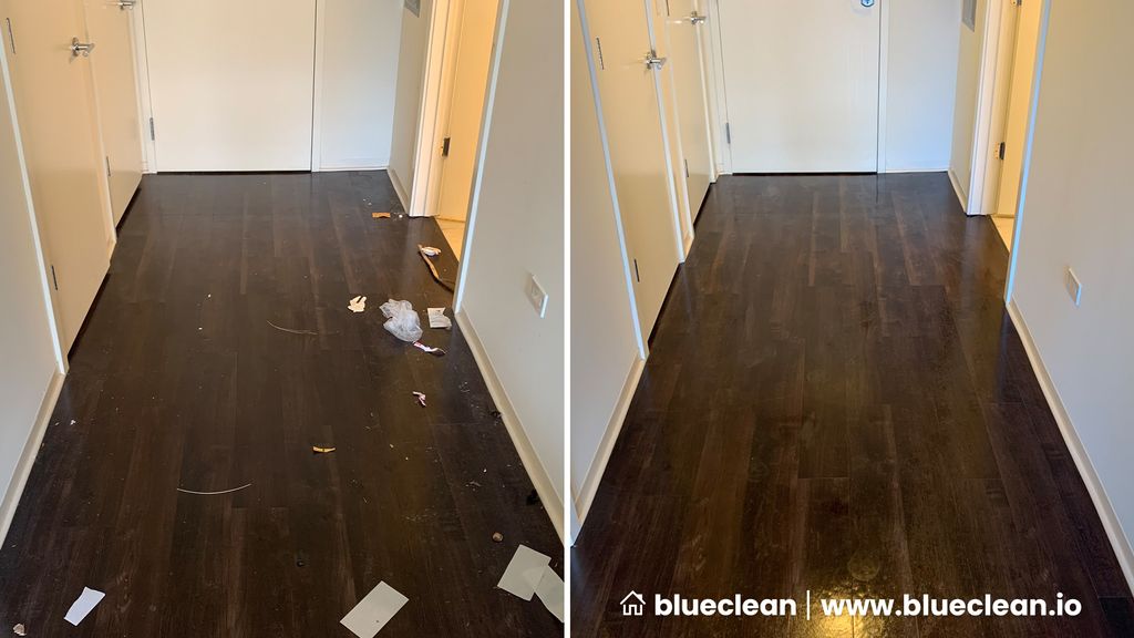 Moving out cleaning - hallway