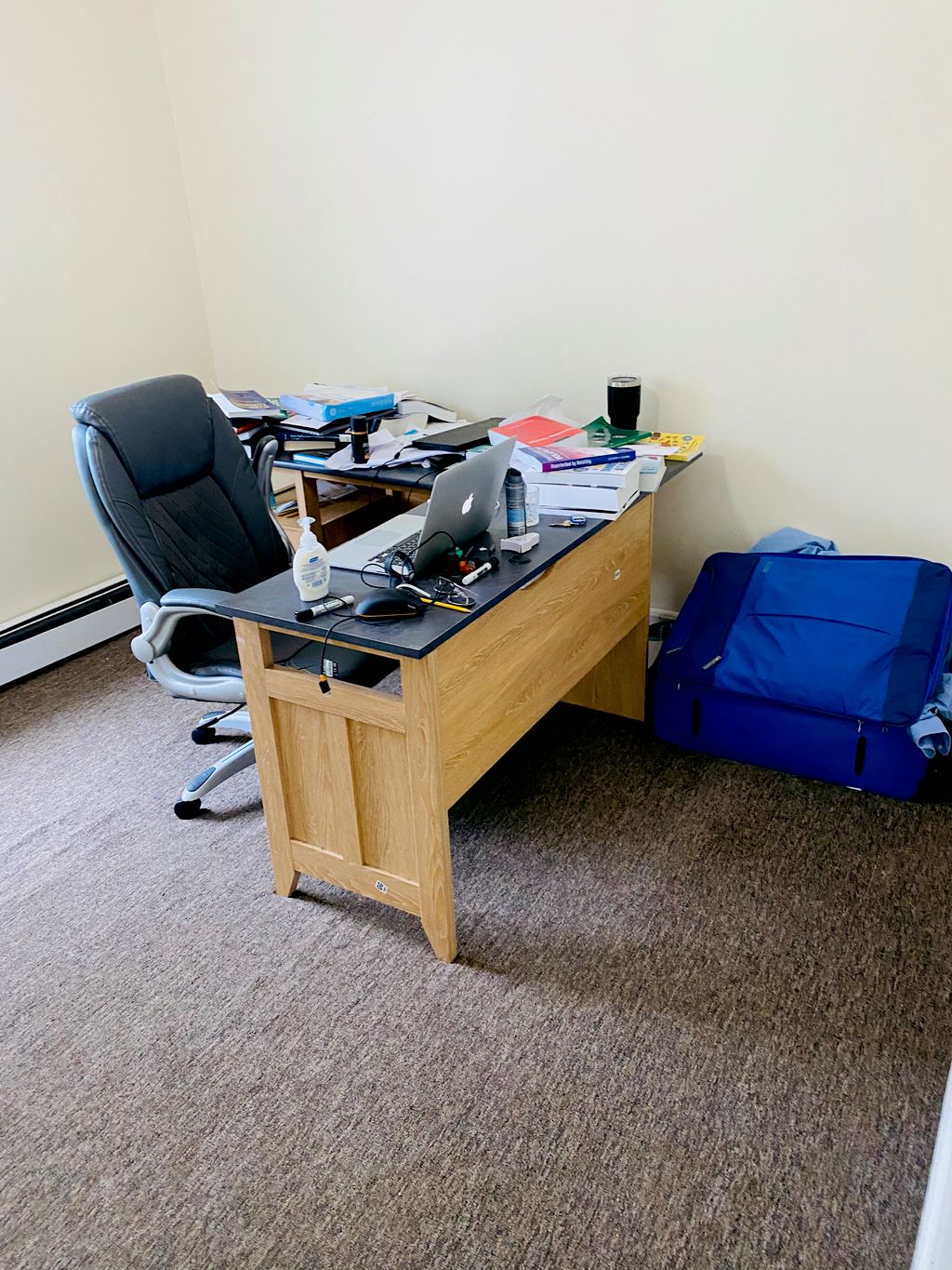 After cleaning office room 